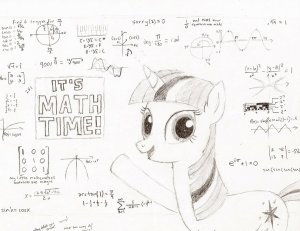 Twilight Sparkle Math Time by the REALamddude